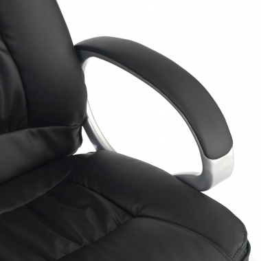 office chair black baltimore synthetic leather upholstered armrests 6