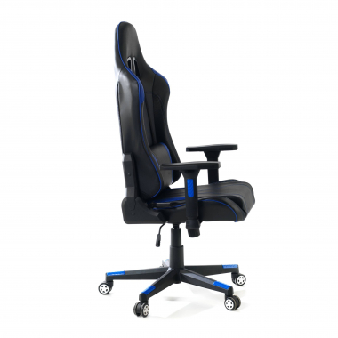 gaming chair blue gaming chair synthetic leather 3d adjustable armrests 6