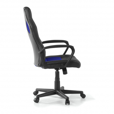 gaming chair blue montmelo synthetic leather fixed armrests 7