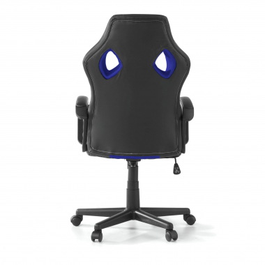 gaming chair blue montmelo synthetic leather fixed armrests 8