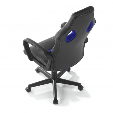 gaming chair blue montmelo synthetic leather fixed armrests 9