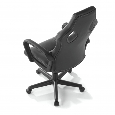 gaming chair gray montmelo synthetic leather fixed armrests 8