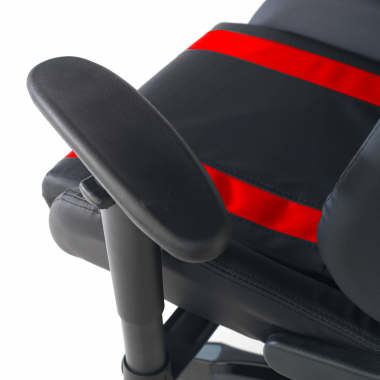 gaming chair red spider synthetic leather movable armrests lumbar and cervical cushion headrest 6