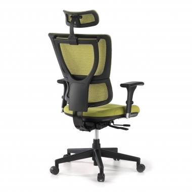 ergonomic chair green energy mesh 1d adjustable armrests double lumbar support 7