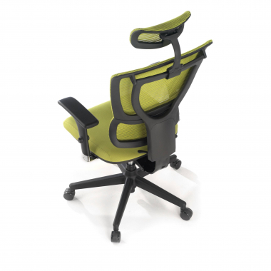 ergonomic chair green energy mesh 1d adjustable armrests double lumbar support 9