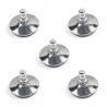 Set of non-slip stoppers for office chair