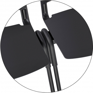 visitor chair black shield mesh no armrests 12