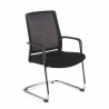 Visitor chair Bali, sled base, ergonomic mesh backrest