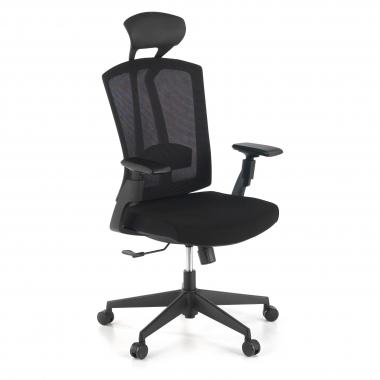 ergonomic chair black ridley mesh 3d adjustable armrests lumbar support headrest 1