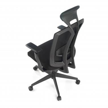 ergonomic chair black ridley mesh 3d adjustable armrests lumbar support headrest 8