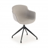 Laure Meeting Chair, Wooden Legs, High Quality, Upholstered