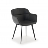 Ores Swivel Chair, with wheels, Modern Design, Faux leather