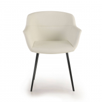 Visitor chair Ores, 4 legs, comfortable, faux leather