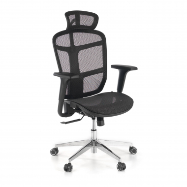 home office chair black dover mesh 1d adjustable armrests headrest 1