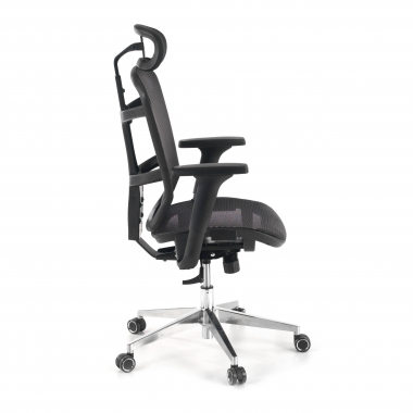 home office chair black dover mesh 1d adjustable armrests headrest 4
