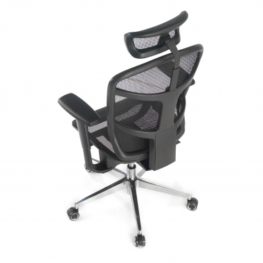home office chair black dover mesh 1d adjustable armrests headrest 9