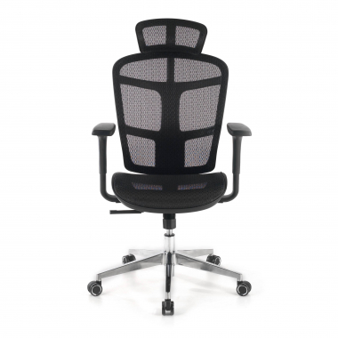 home office chair black dover mesh 1d adjustable armrests headrest 3