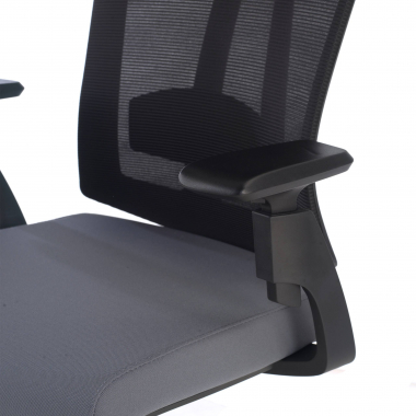 ergonomic chair gray ridley mesh 3d adjustable armrests lumbar support headrest 6