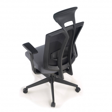 ergonomic chair gray ridley mesh 3d adjustable armrests lumbar support headrest 8