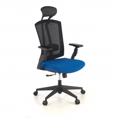 ergonomic chair blue ridley mesh 3d adjustable armrests lumbar support headrest 1