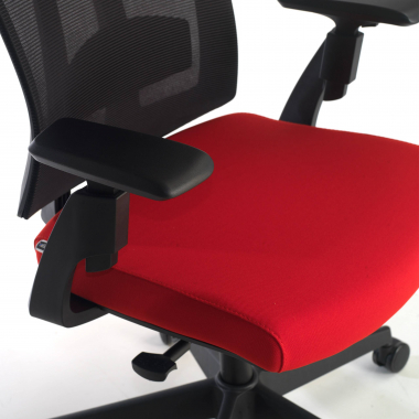 ergonomic chair red ridley mesh 3d adjustable armrests lumbar support headrest 5
