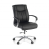 Atlanta office chair, low back, genuine leather