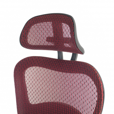 ergonomic chair red black frame mesh 3d adjustable armrests double lumbar support headrest 9