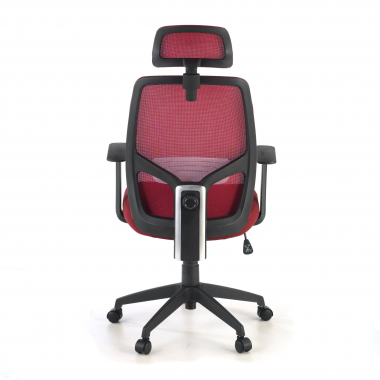 office chair red argos mesh fixed armrests headrest 7