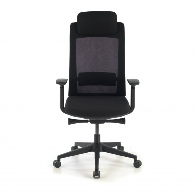 ergonomic chair black black frame fabric 3d adjustable armrests 4