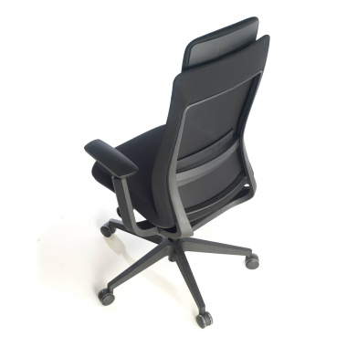 ergonomic chair black black frame fabric 3d adjustable armrests 7