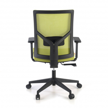 ergonomic chair green black frame headrest mesh 1d adjustable armrests lumbar support 8