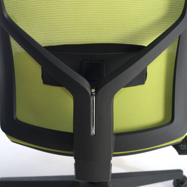 ergonomic chair green black frame headrest mesh 1d adjustable armrests lumbar support 6