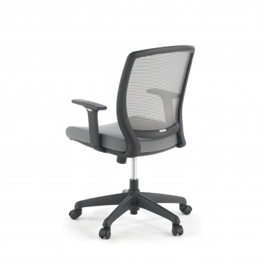 swivel chair gray chair black frame mesh 1d adjustable armrests 8