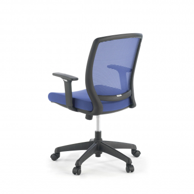 swivel chair blue chair black frame mesh 1d adjustable armrests 8