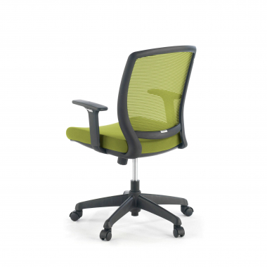 swivel chair green chair black frame mesh 1d adjustable armrests 8