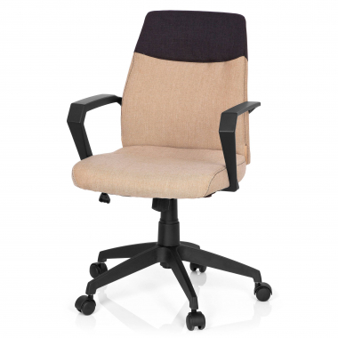 office chair brown low back fabric fixed armrests 8