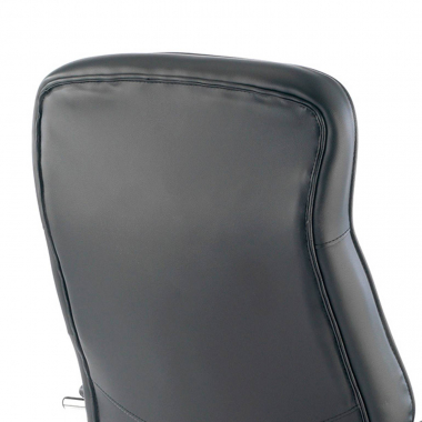 office chair black glencoe synthetic leather upholstered armrests 8