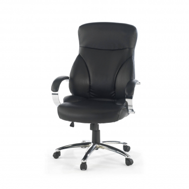 office chair black gouda synthetic leather upholstered armrests 8