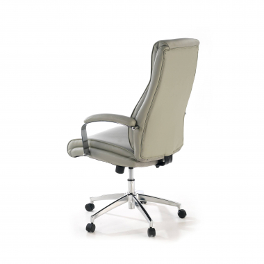 office chair gray counter synthetic leather upholstered armrests 7