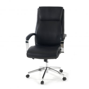 office chair black counter synthetic leather upholstered armrests 8