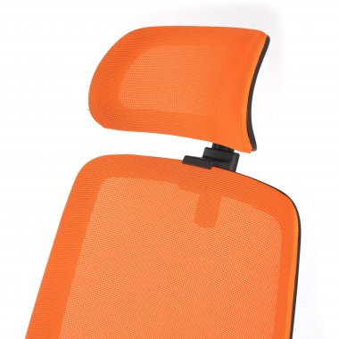 office chair orange argos mesh fixed armrests headrest 8