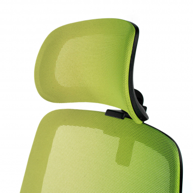 office chair green argos mesh fixed armrests headrest 5