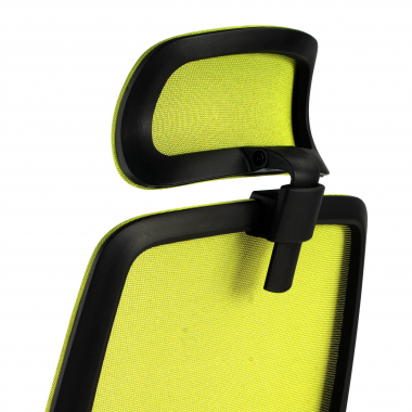 office chair green argos mesh fixed armrests headrest 8