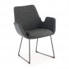 Glamm Swivel Chair, structure with wheels