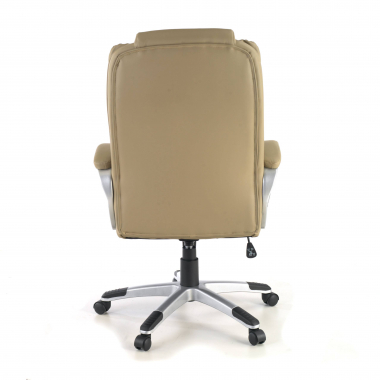 office chair beige bavaria synthetic leather upholstered armrests 9