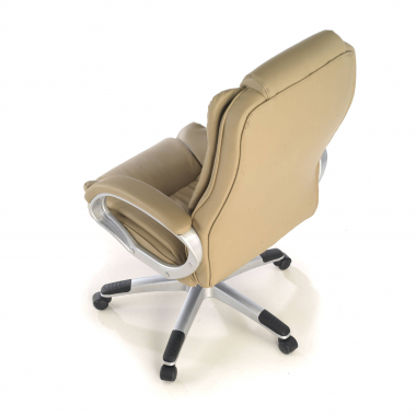 office chair beige bavaria synthetic leather upholstered armrests 6