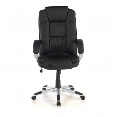 office chair black bavaria synthetic leather upholstered armrests 3
