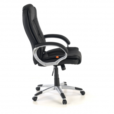 office chair black bavaria synthetic leather upholstered armrests 7