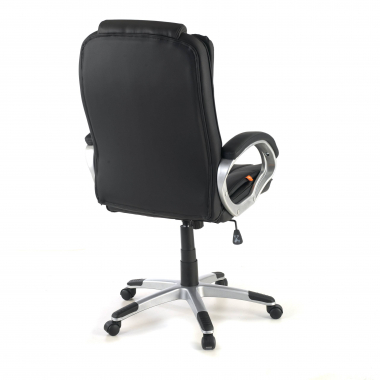 office chair black bavaria synthetic leather upholstered armrests 8