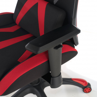 gaming chair red fenix mesh 3d adjustable armrests 8